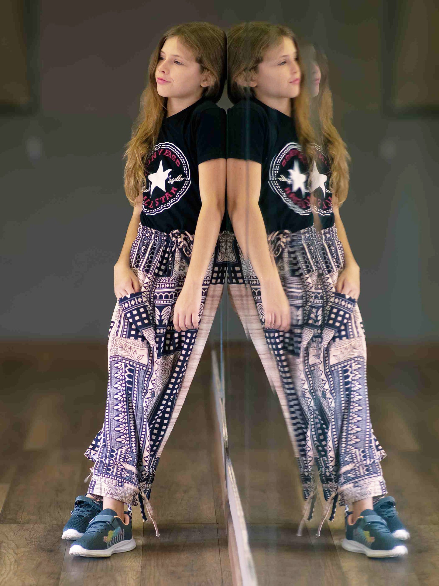 Girl's Kids Artistic Tribal Harem Pants for Dance