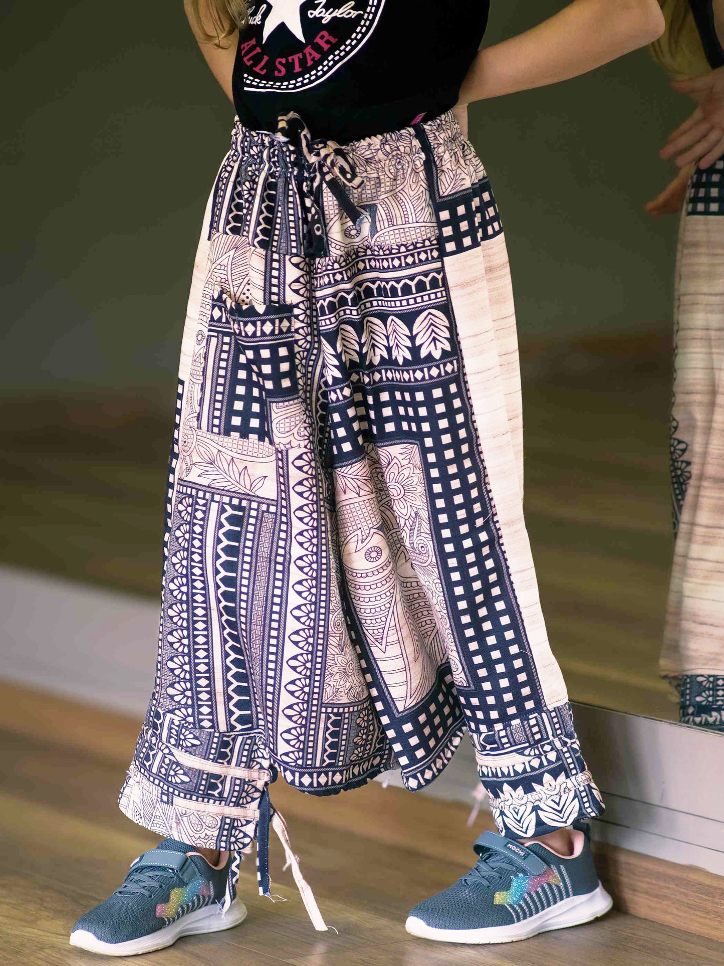 Girl's Kids Artistic Tribal Harem Pants for Dance