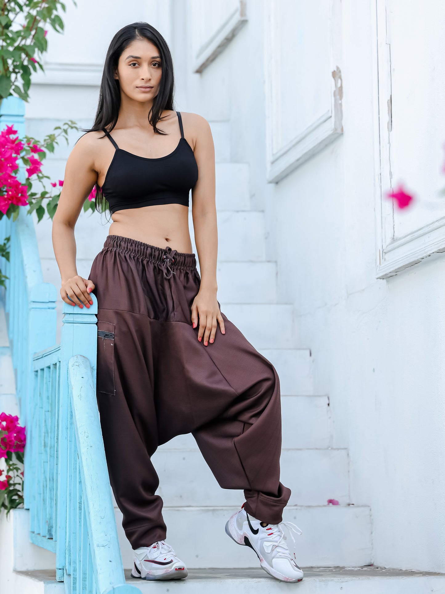 Women's Baggy Hammer Bohemian Hippy Harem Pants For Dance Travel Yoga