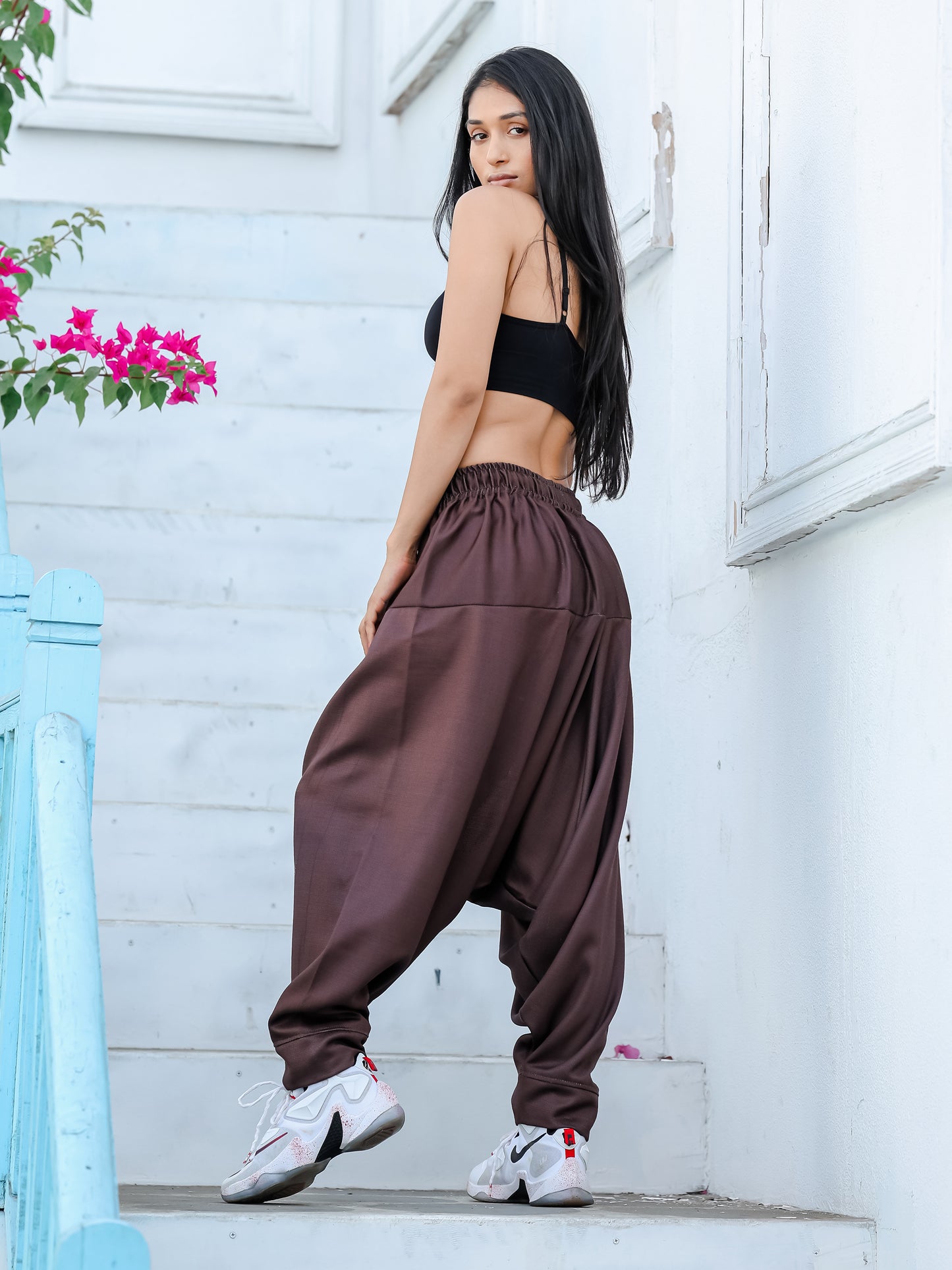 Women's Baggy Hammer Bohemian Hippy Harem Pants For Dance Travel Yoga