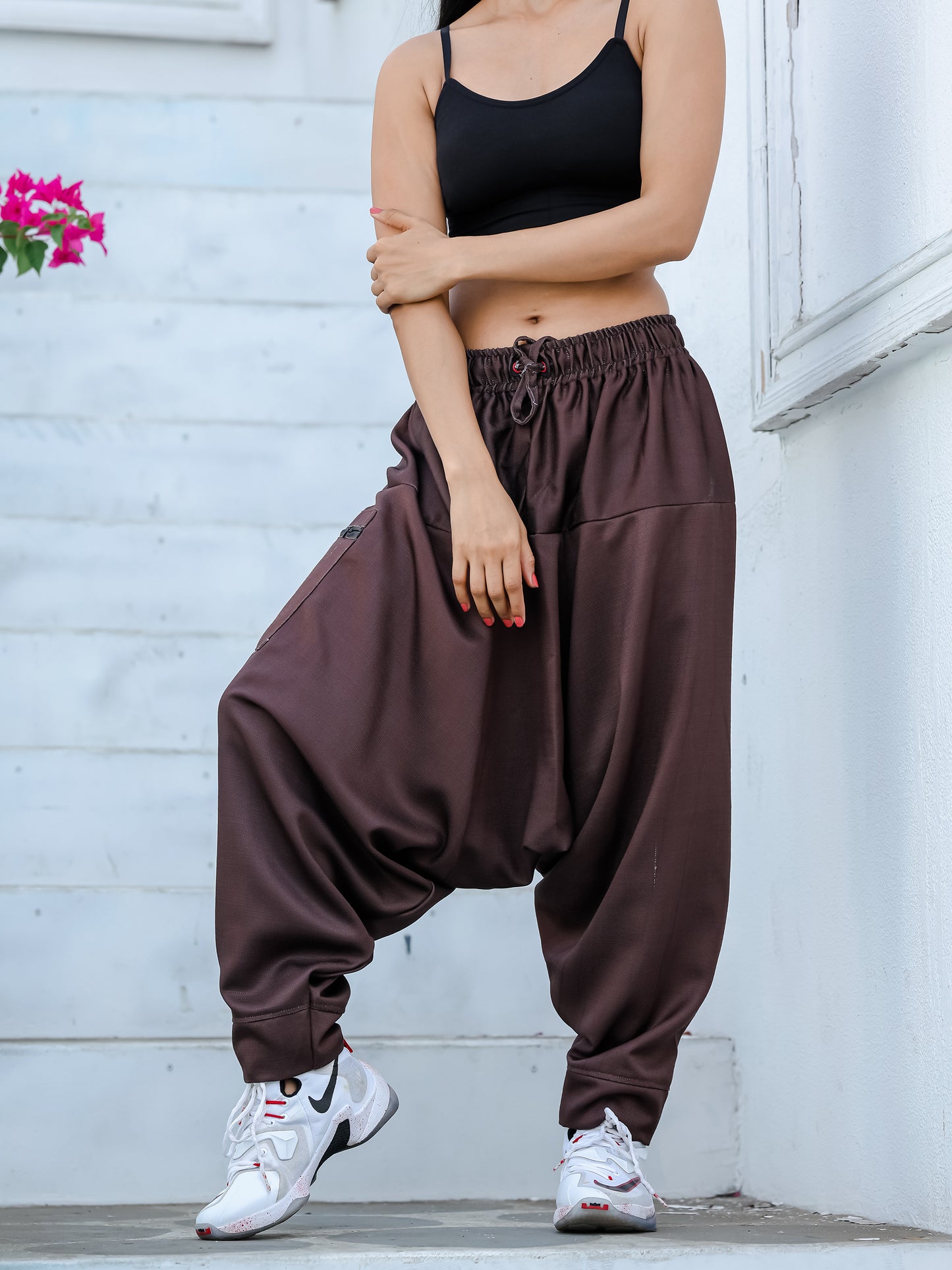 Women's Baggy Hammer Bohemian Hippy Harem Pants For Dance Travel Yoga