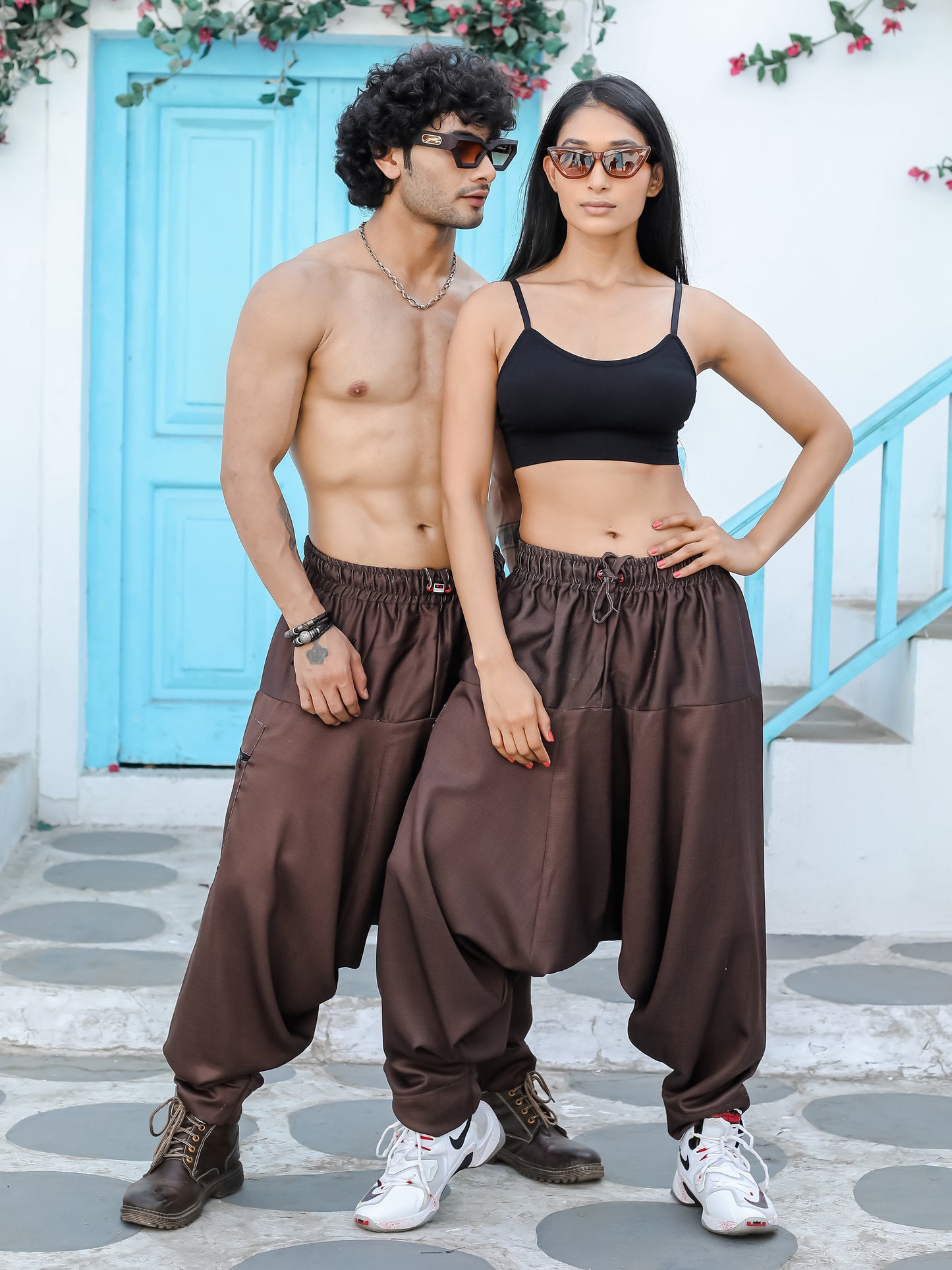 Women's Baggy Hammer Bohemian Hippy Harem Pants For Dance Travel Yoga