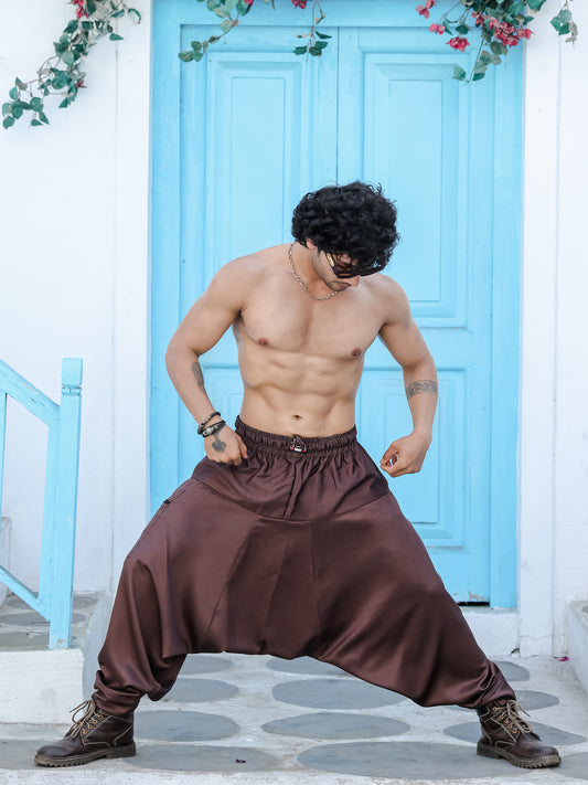 Men's Baggy Hammer Bohemian Hippy Harem Pants For Dance Travel Yoga