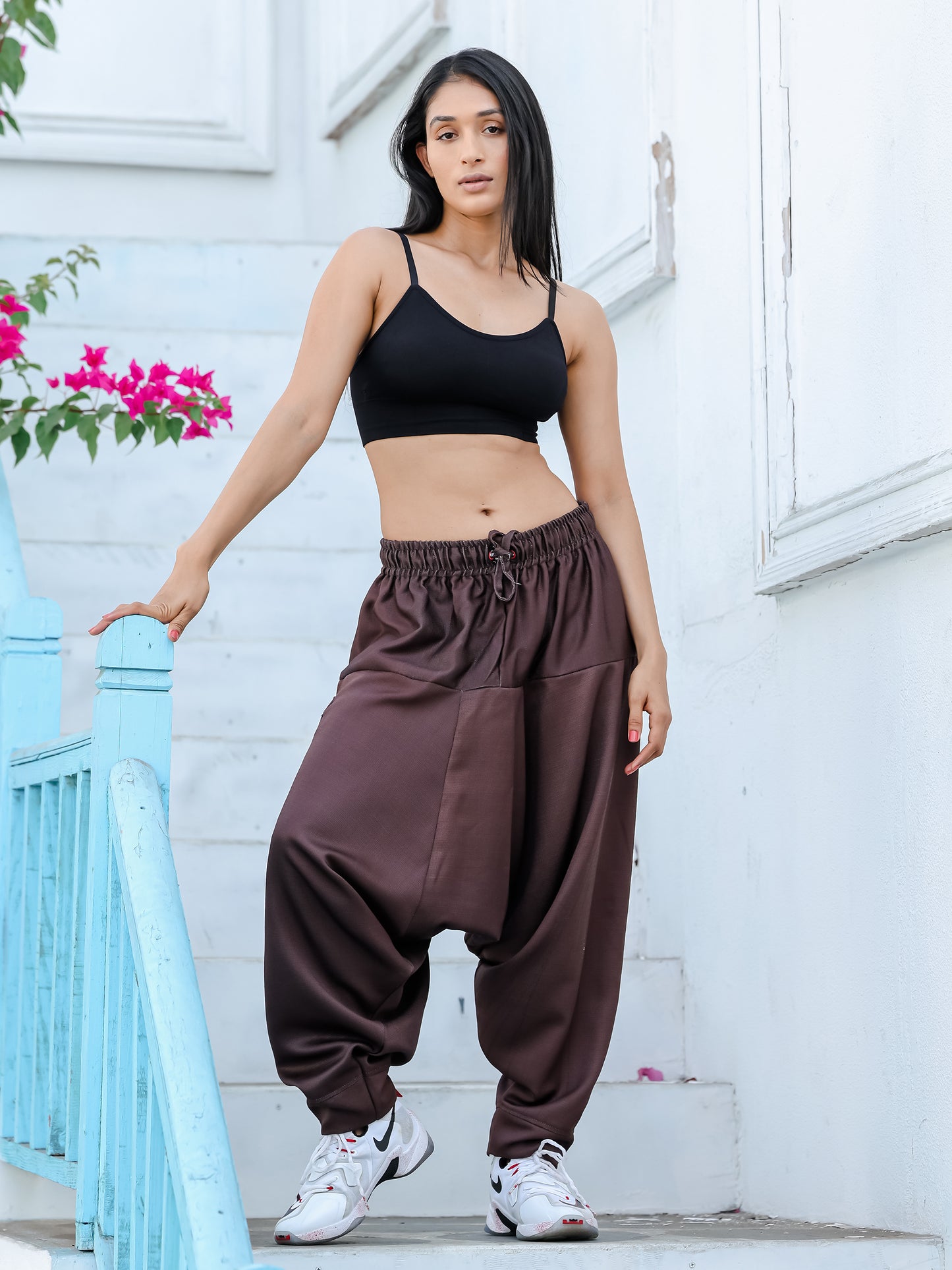 Women's Baggy Hammer Bohemian Hippy Harem Pants For Dance Travel Yoga