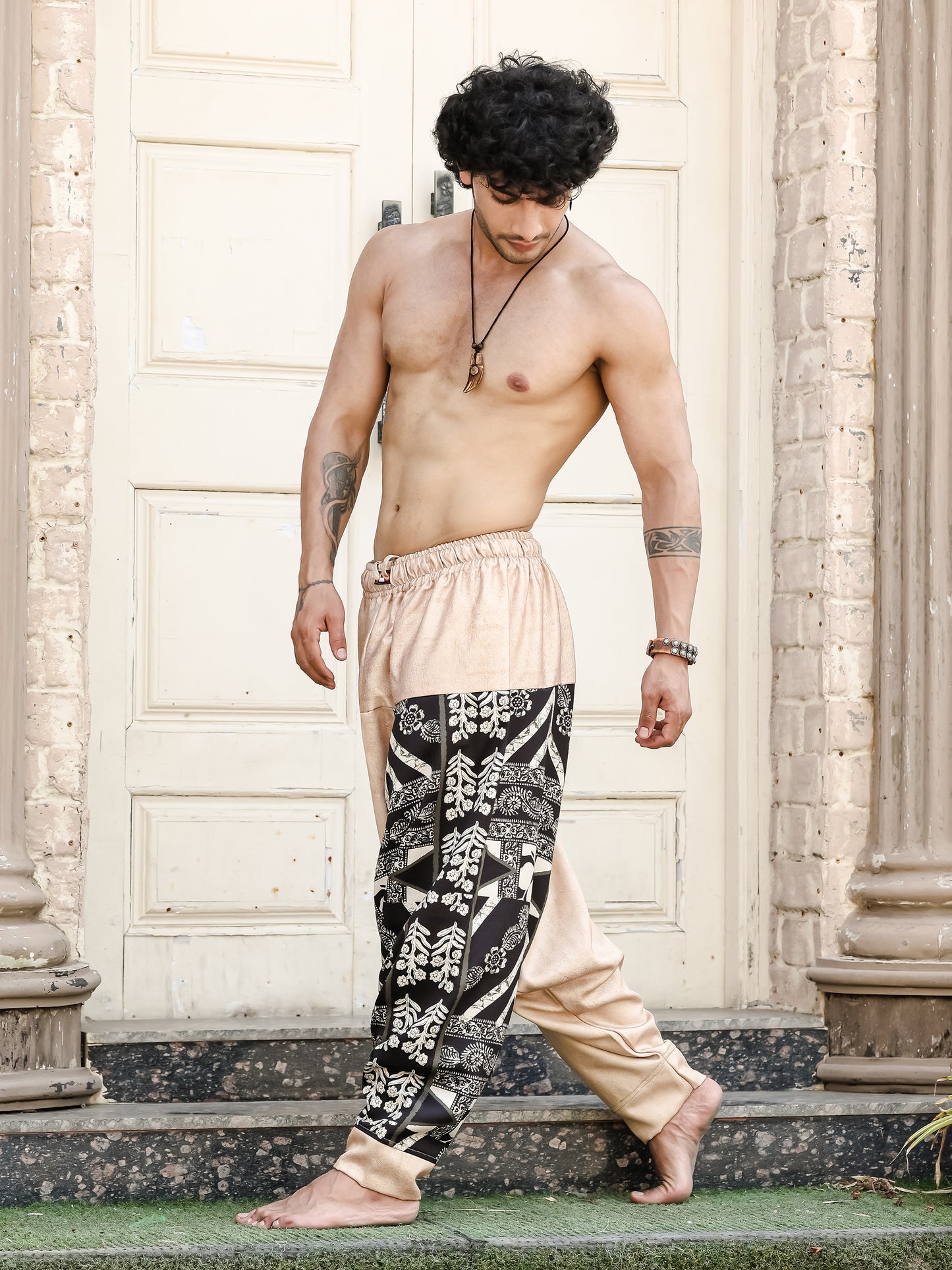 Men's Printed Hippy Harem Pants For Yoga Dance Travel