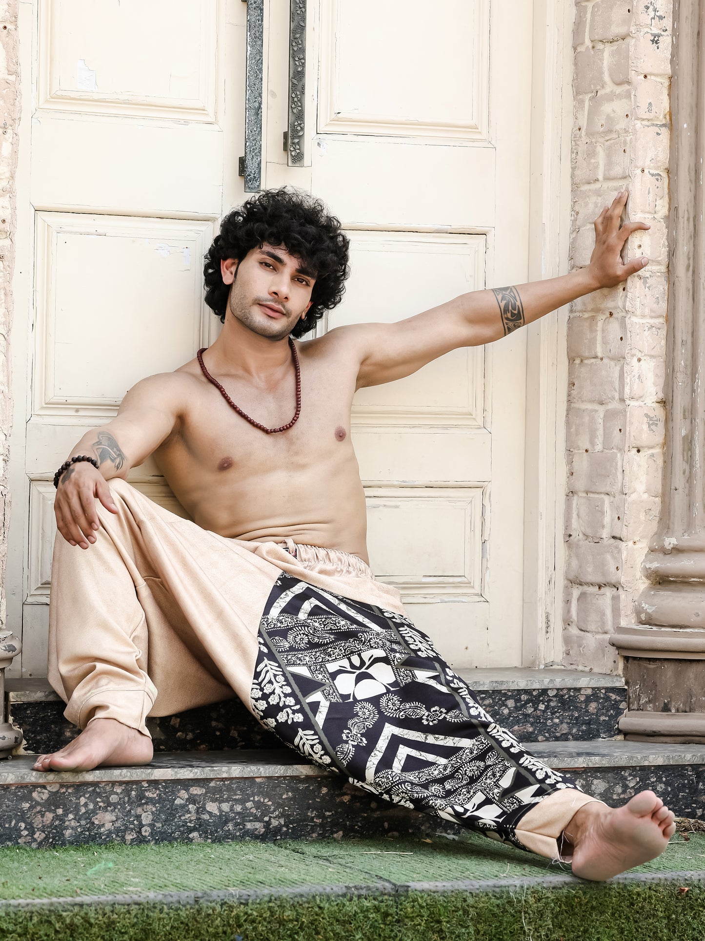 Men's Printed Hippy Harem Pants For Yoga Dance Travel