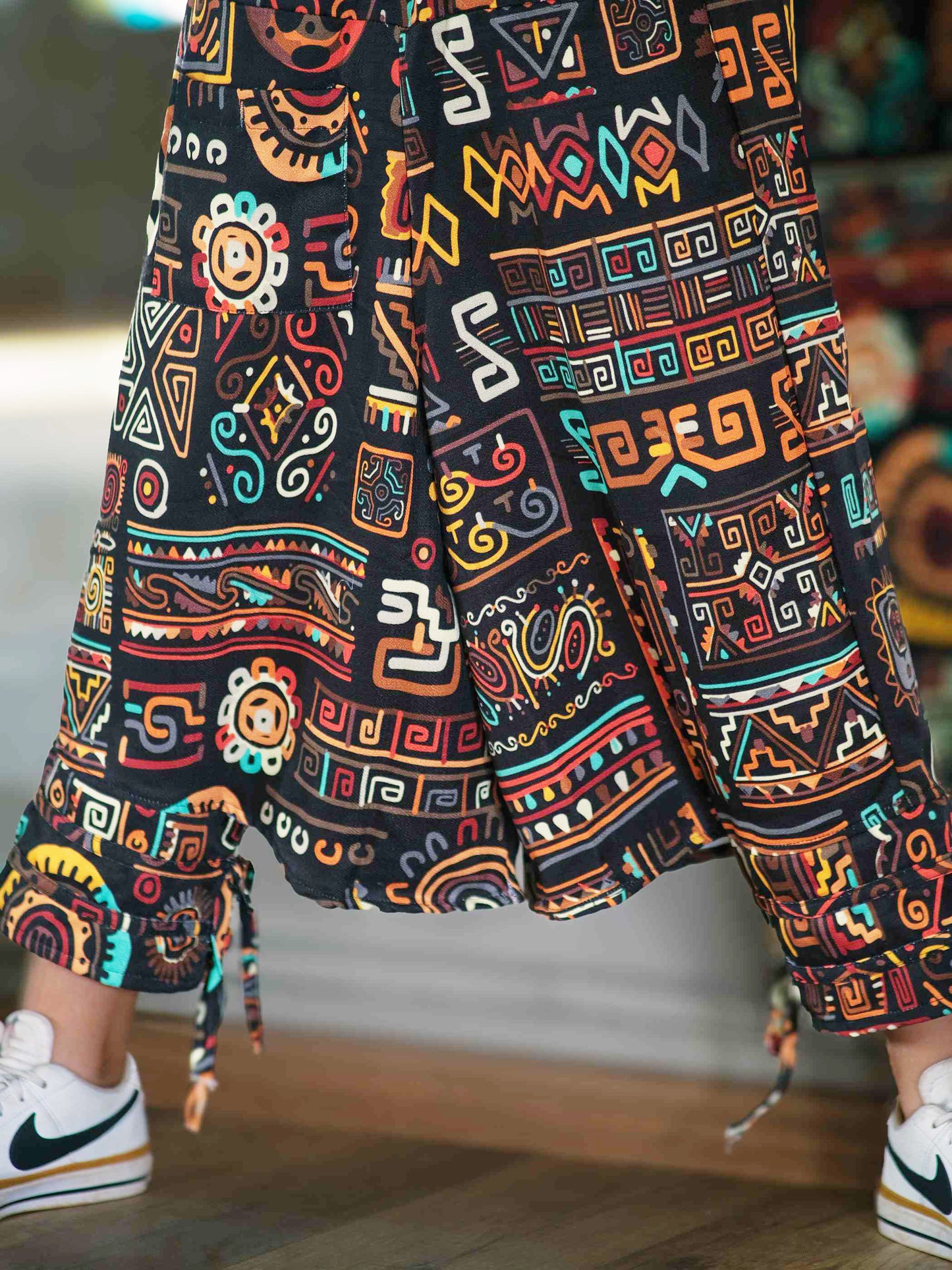 Boy's Kids Abstract Print Harem Pants For Dance