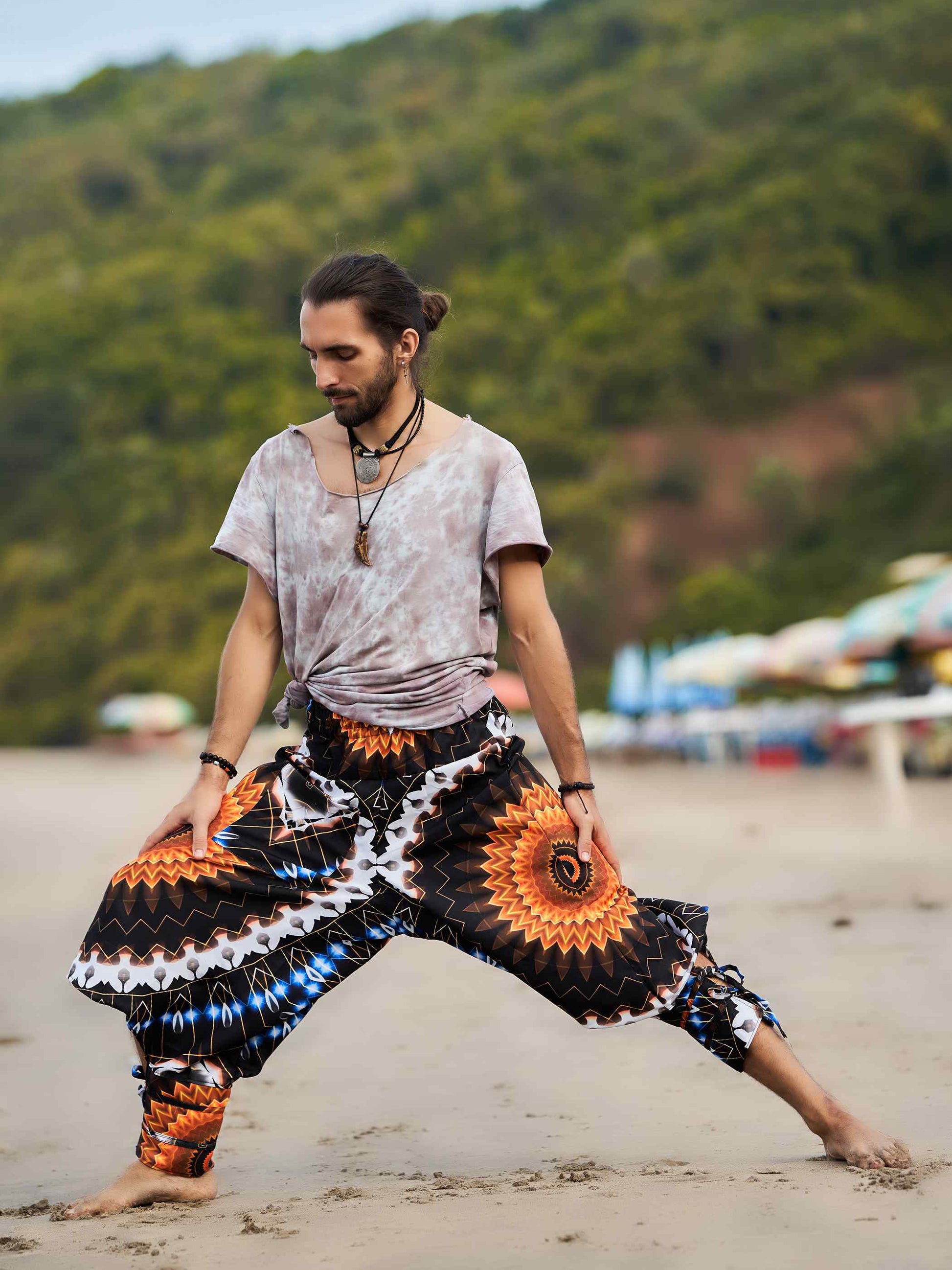 Harem Pant Indian Paisley Hippie Comfy Yoga Festival Boho Gypsy Clothing  Hippy