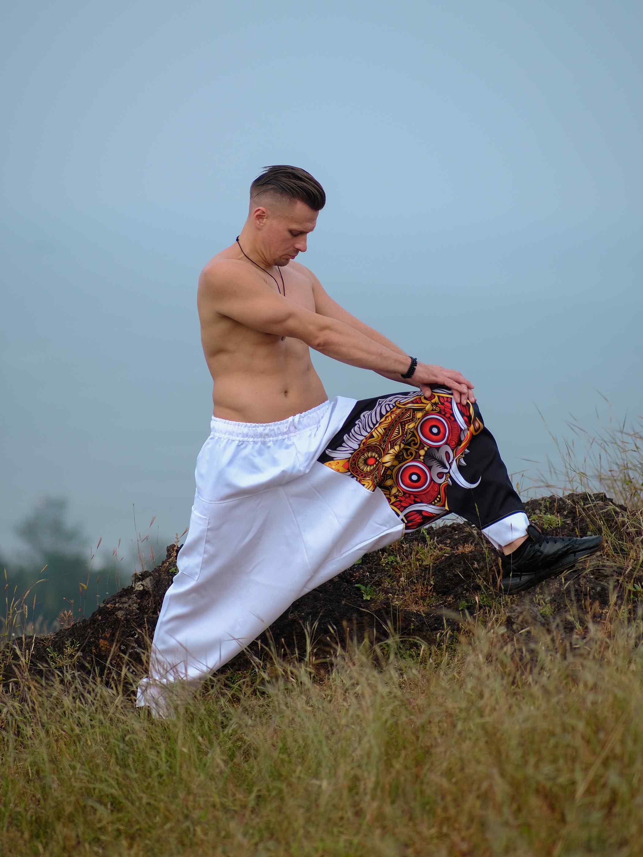 Men s Savage Spirit Travel Genie Pants Bohemian Hippy Harem Pants For Dance Yoga