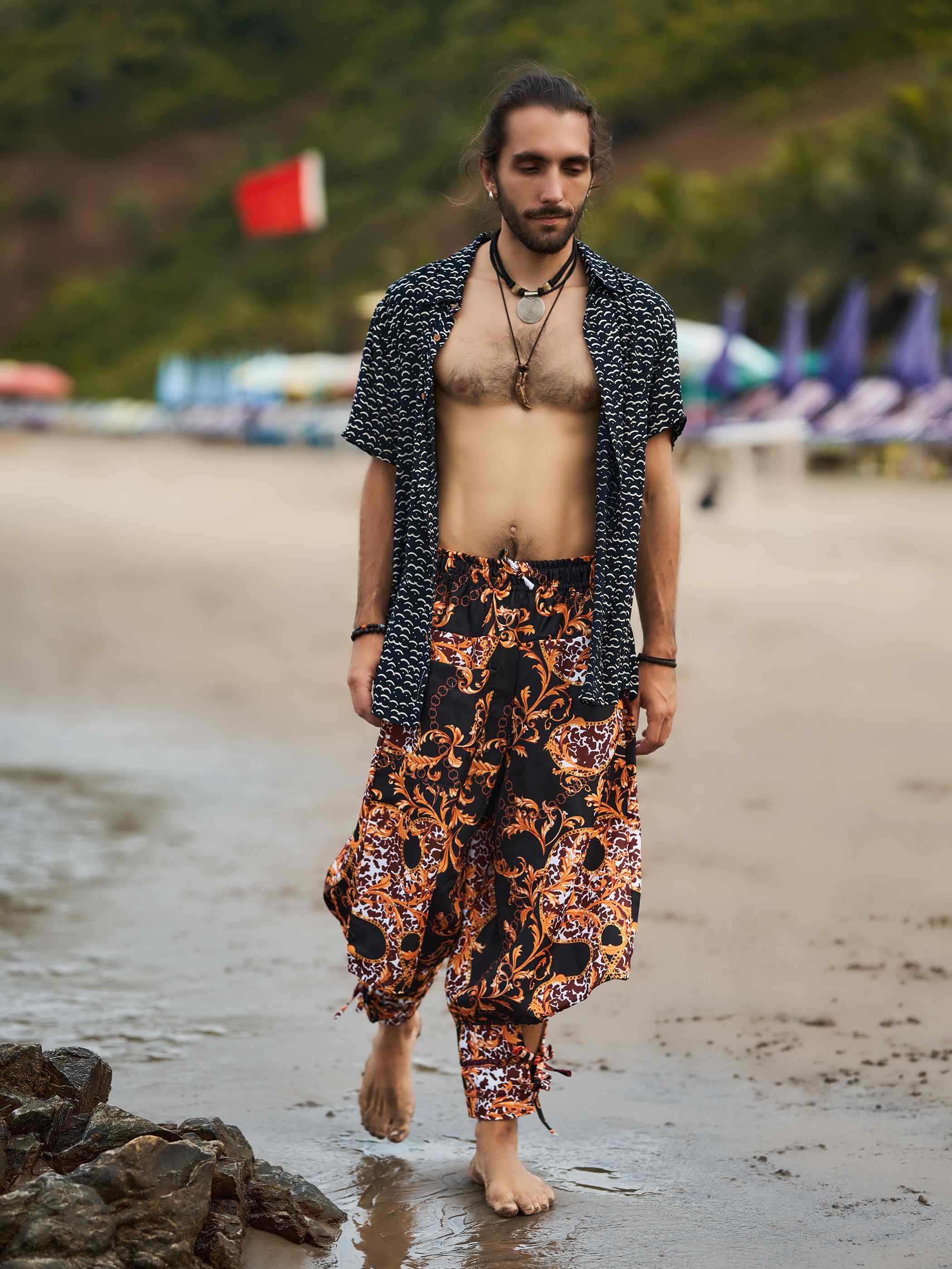 Bohemian beach clearance attire for male