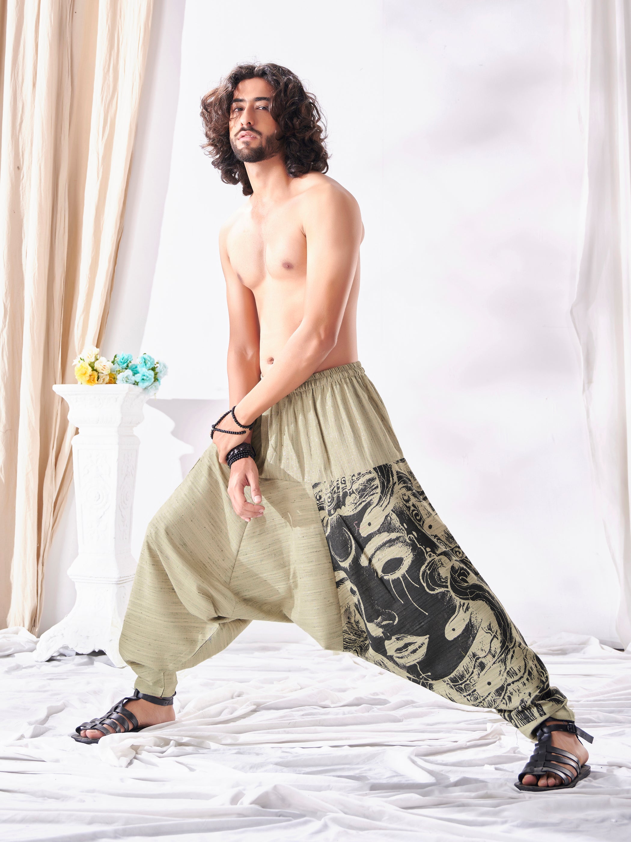 The Dance Bible Solid Cotton Men Harem Pants - Buy The Dance Bible Solid  Cotton Men Harem Pants Online at Best Prices in India | Flipkart.com