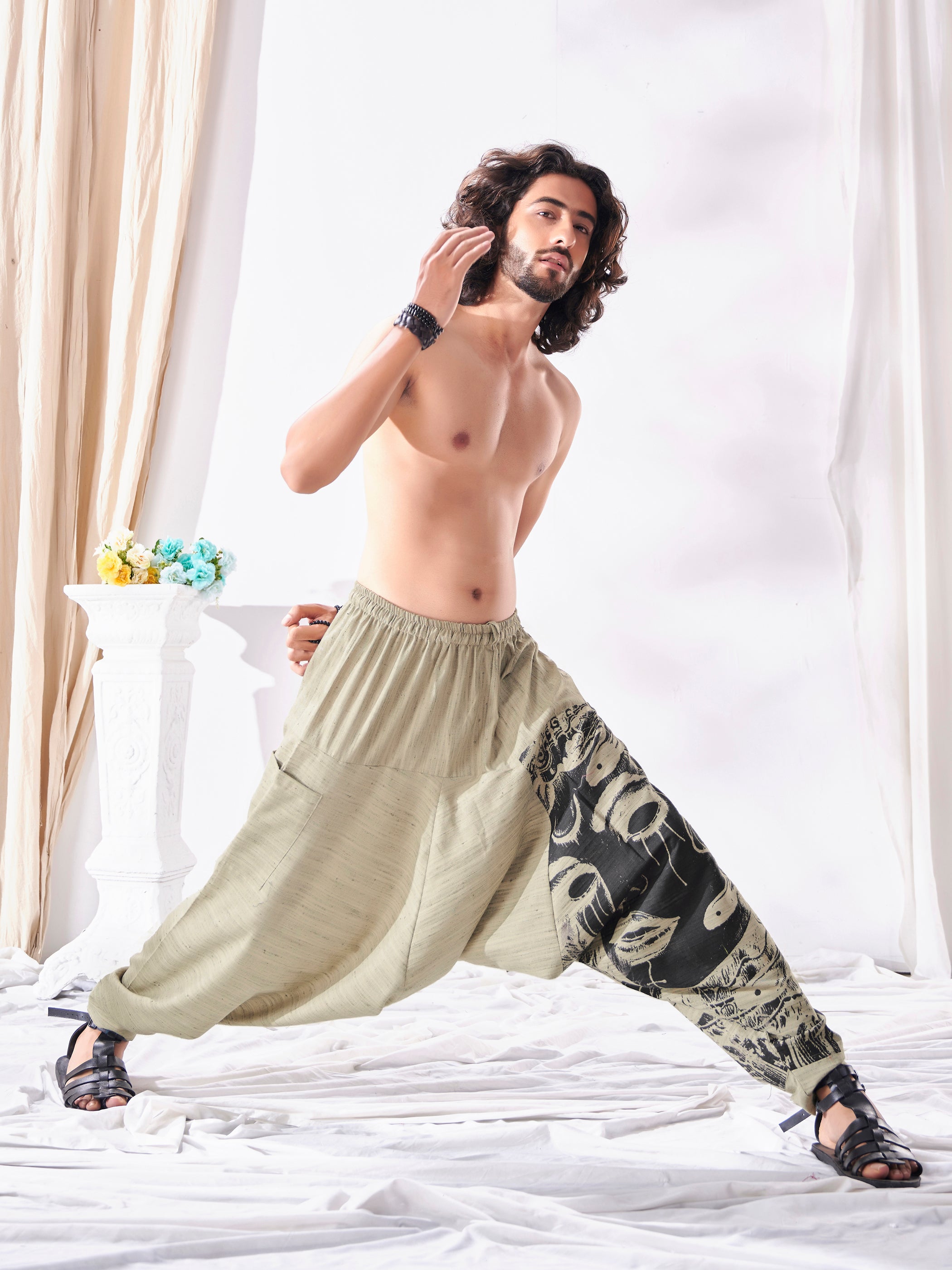 Buy KE KanhaExports Women Yoga Harem Pants Handmade Boho Yoga Harem Pants  from India at Amazonin