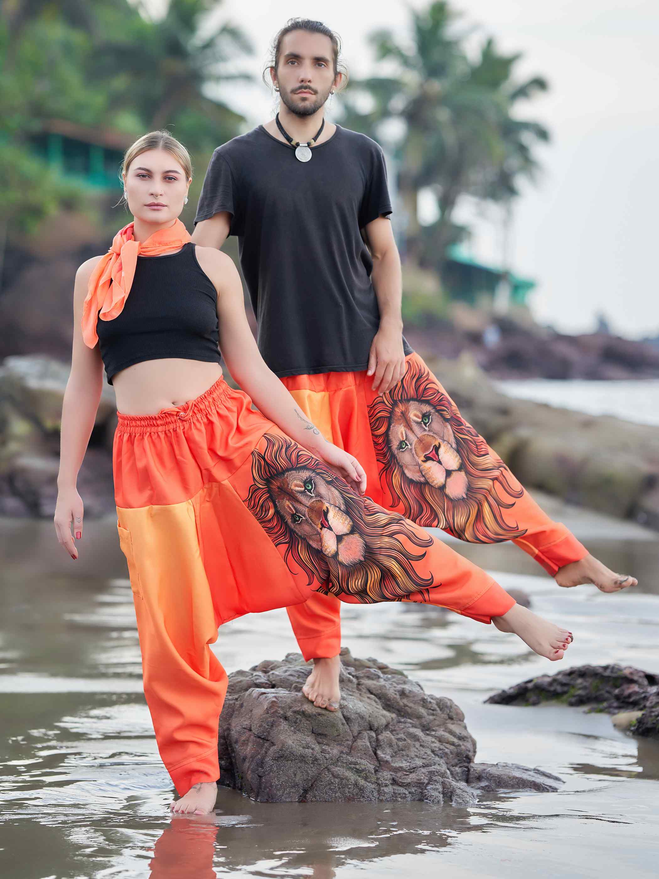 Abstract print boho harem pants | Buy Online | Femme Connection